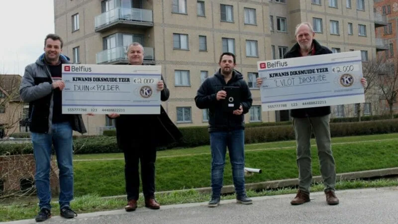 Kiwanis geeft 4.000 euro aan Diksmuidse goede doelen